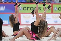 Sport and Fitness: beach volleyball cheerleader girls