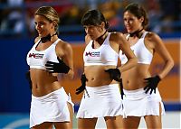 Sport and Fitness: beach volleyball cheerleader girls