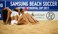 Sport and Fitness: beach volleyball cheerleader girls