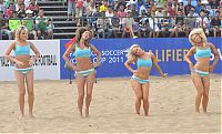 Sport and Fitness: beach volleyball cheerleader girls