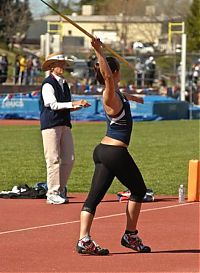 Sport and Fitness: young sport girl in tight yoga pants