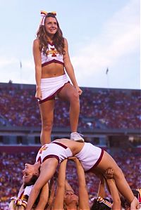 Sport and Fitness: cheerleader girls