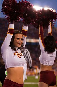 Sport and Fitness: cheerleader girls