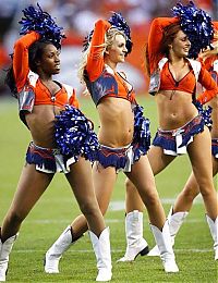 Sport and Fitness: Denver Broncos NFL cheerleader girls