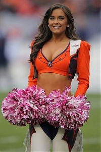 Sport and Fitness: Denver Broncos NFL cheerleader girls