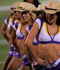 Sport and Fitness: Minnesota Vikings NFL cheerleader girls