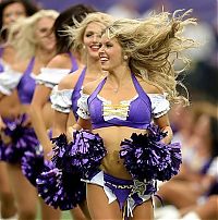 Sport and Fitness: Minnesota Vikings NFL cheerleader girls