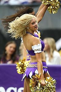 Sport and Fitness: Minnesota Vikings NFL cheerleader girls