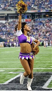 Sport and Fitness: Minnesota Vikings NFL cheerleader girls