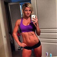 Sport and Fitness: strong fitness bodybuilding girl