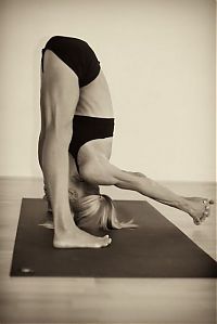 Sport and Fitness: flexible gymnastic girl