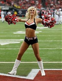 Sport and Fitness: Atlanta Falcons NFL cheerleader girls