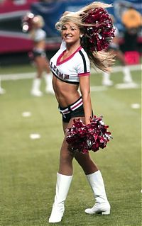 Sport and Fitness: Atlanta Falcons NFL cheerleader girls