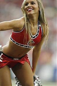 Sport and Fitness: Atlanta Falcons NFL cheerleader girls