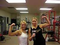 Sport and Fitness: strong fitness bodybuilding girl