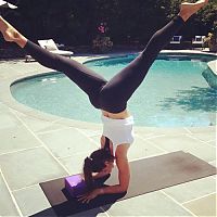 Sport and Fitness: flexible gymnastic girl