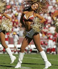 Sport and Fitness: Washington Redskins NFL cheerleader girls