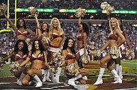 Sport and Fitness: Washington Redskins NFL cheerleader girls