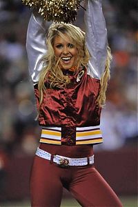 Sport and Fitness: Washington Redskins NFL cheerleader girls