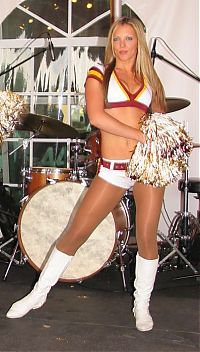 Sport and Fitness: Washington Redskins NFL cheerleader girls