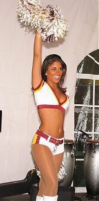 Sport and Fitness: Washington Redskins NFL cheerleader girls