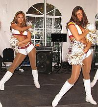 Sport and Fitness: Washington Redskins NFL cheerleader girls