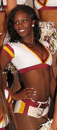 Sport and Fitness: Washington Redskins NFL cheerleader girls