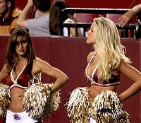 Sport and Fitness: Washington Redskins NFL cheerleader girls