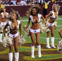 Sport and Fitness: Washington Redskins NFL cheerleader girls