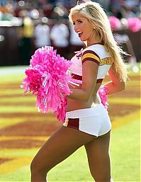 Sport and Fitness: Washington Redskins NFL cheerleader girls