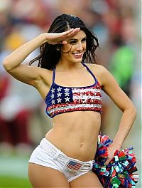 Sport and Fitness: Washington Redskins NFL cheerleader girls