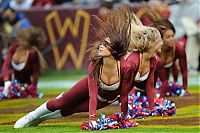 Sport and Fitness: Washington Redskins NFL cheerleader girls