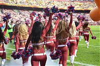 Sport and Fitness: Washington Redskins NFL cheerleader girls