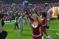 Sport and Fitness: Washington Redskins NFL cheerleader girls