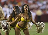 Sport and Fitness: Washington Redskins NFL cheerleader girls