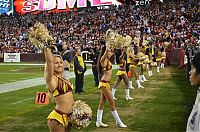 Sport and Fitness: Washington Redskins NFL cheerleader girls