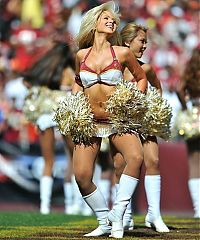 Sport and Fitness: Washington Redskins NFL cheerleader girls