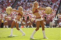 Sport and Fitness: Washington Redskins NFL cheerleader girls