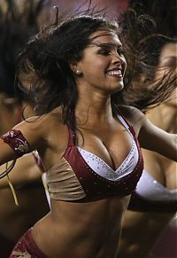 Sport and Fitness: Washington Redskins NFL cheerleader girls