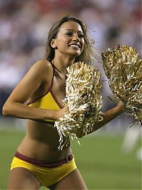 Sport and Fitness: Washington Redskins NFL cheerleader girls