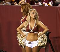 Sport and Fitness: Washington Redskins NFL cheerleader girls