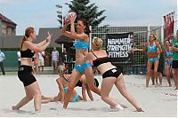 Sport and Fitness: girls playing rugby