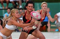 Sport and Fitness: girls playing rugby