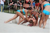 Sport and Fitness: girls playing rugby