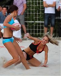 Sport and Fitness: girls playing rugby