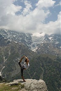 Sport and Fitness: flexible gymnastic girl