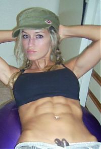 TopRq.com search results: strong fitness bodybuilding girl with abdominal six-pack belly muscles