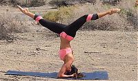 flexible gymnastic girl