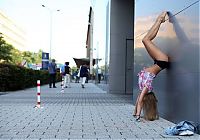 Sport and Fitness: flexible gymnastic girl