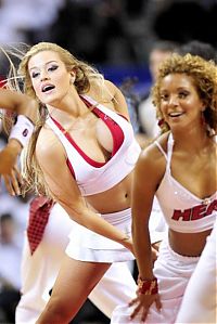 Sport and Fitness: Miami Heat NBA cheerleader girls